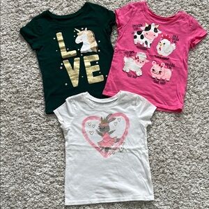 The Children's Place girls Short Sleeve Tee Bundle